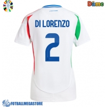 Fotballdrakt Dame Italia Giovanni Di Lorenzo #2 Bortedrakt EM 2024 Kortermet